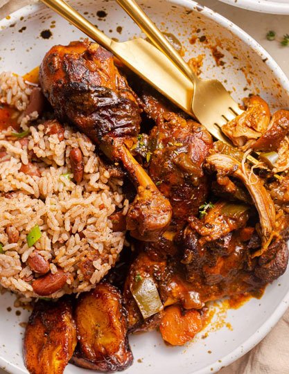 brown stew chicken